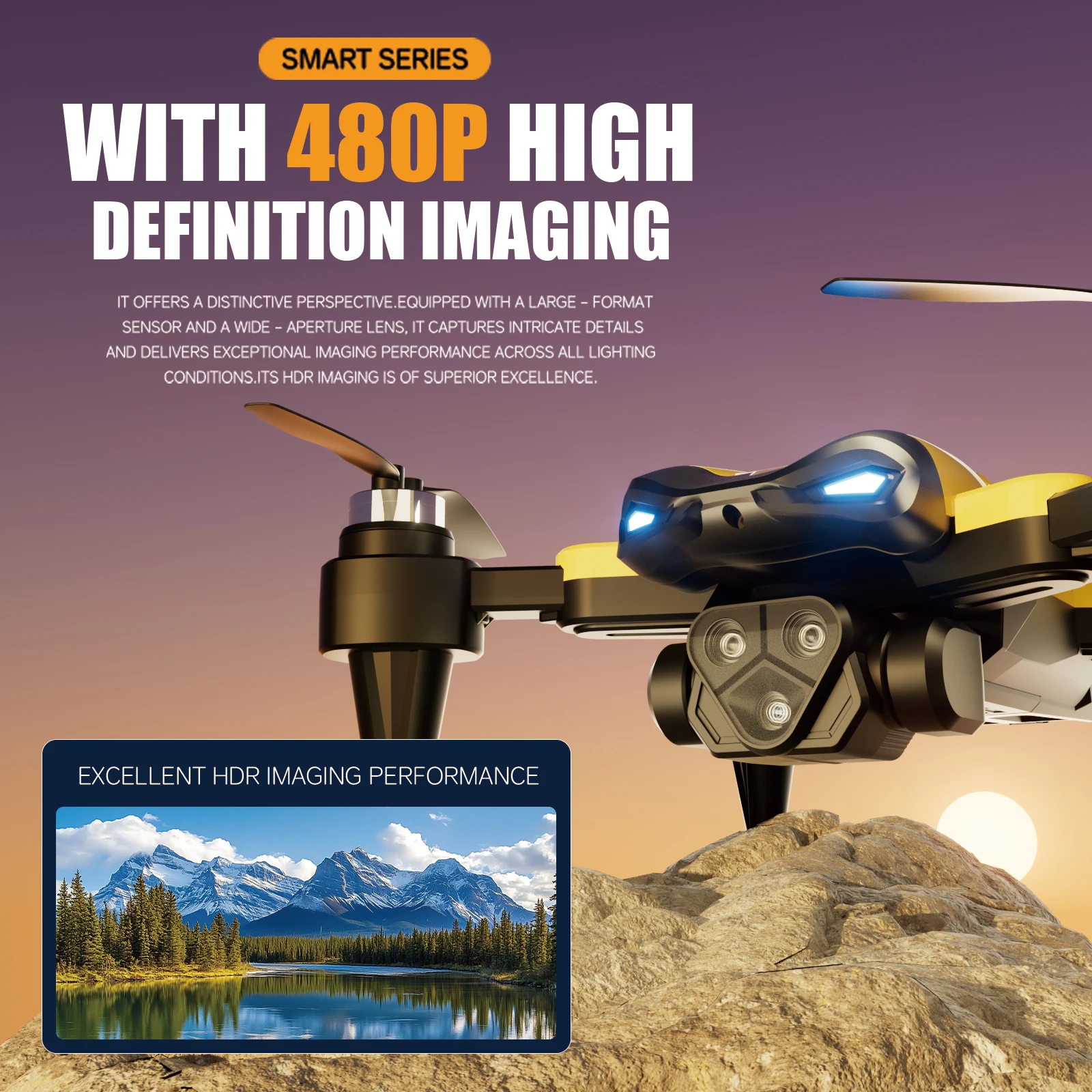 M5 drone profissional 8k com grande angular, três câmeras para evitar obstáculos, gps 5g, posicionamento de fluxo óptico, quadricóptero rc sem escova