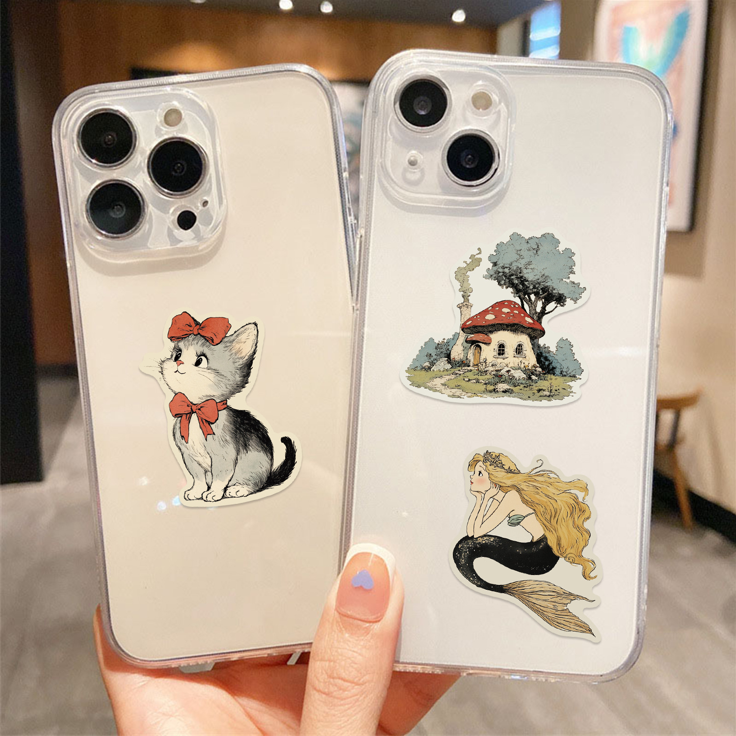 50 stuks Comic World Sticker Anime Graffiti Esthetische Lezen Laptop Bagage Scrapbooking Decals Waterdichte Bagage Telefoon Decals