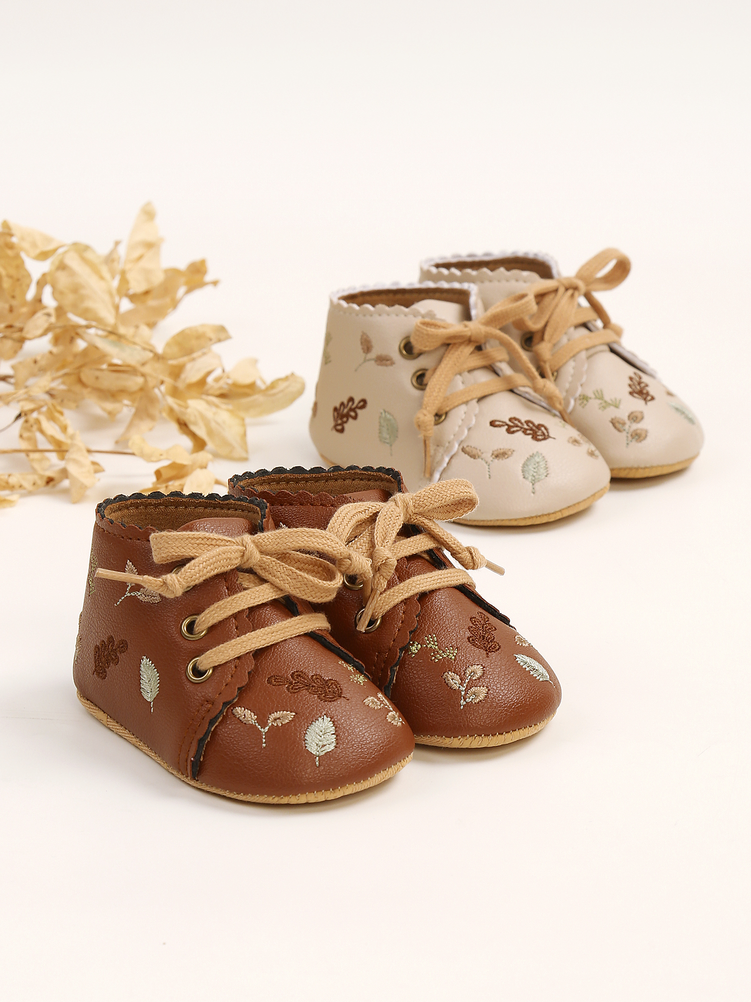 Детские Пинетки Унисекс Для Новорожденных, Зимняя Теплая Нескользящая Резиновая Подошва