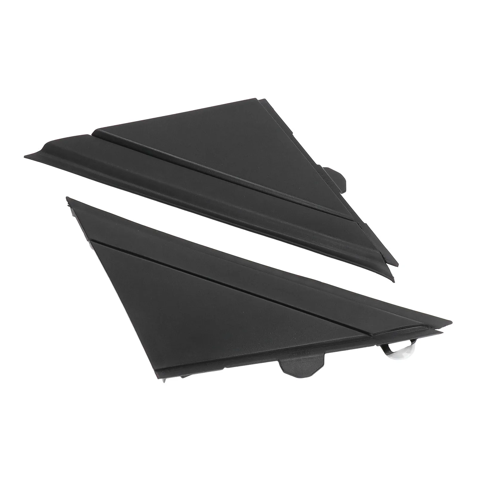 1 par de moldagem de carro espelho de porta placa triangular capa de substituição 1sh17kx7aa, 1sh16kx7aa acessórios automotivos para fiat 500 2012-2017