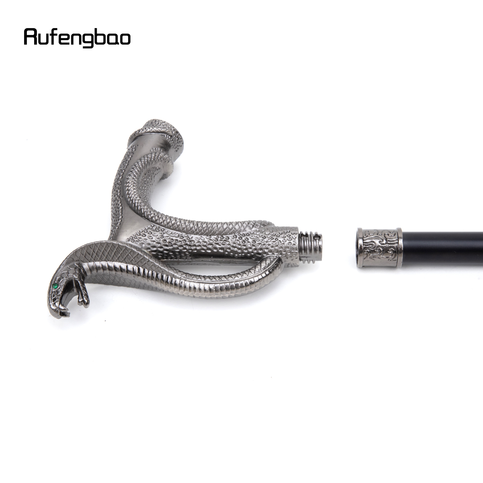 Cobra cabeça moda bengala decorativa bengala cospaly festa vintage elegante bengala crosier 93cm