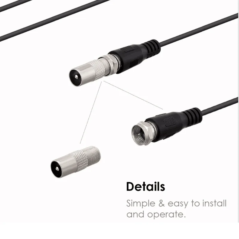 새로운 TV 안테나 실내 미니 HD 디지털 TV 안테나 DVB T2 지상파 안테나