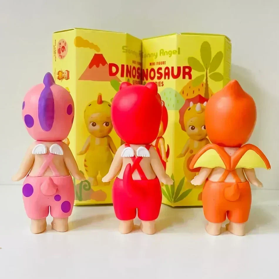2025 Sonny Angel Dinosaur Series Hippers Harvest Cute Hippie Doll Trendy  Mobile Phone Ornaments Dumplings Children'S Toy Gift