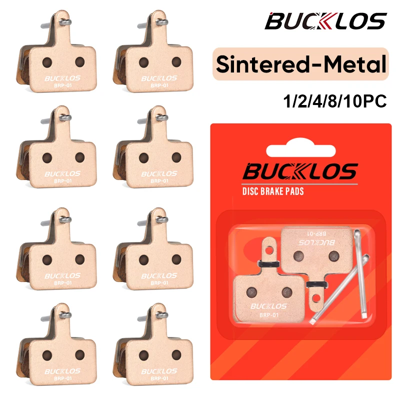 BUCKLOS Bike pastiglie freno a disco in metallo sinterizzato MTB pastiglie freno a disco idraulico Fit B01S B05S parte freno per bicicletta per Shimano MT200 M535