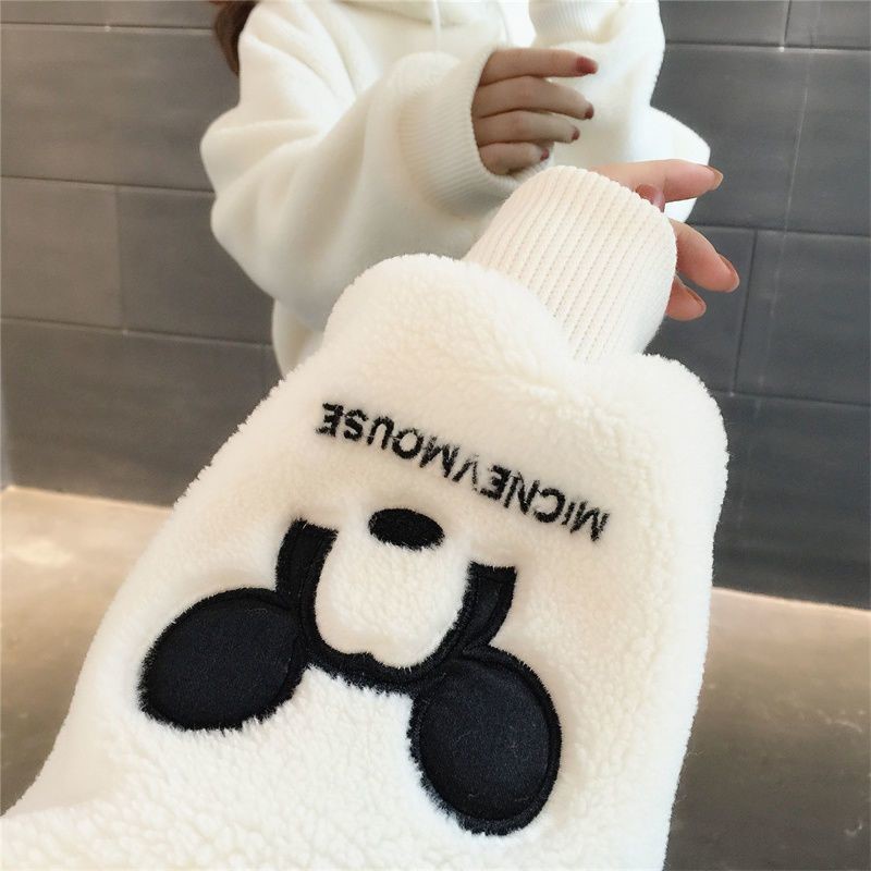 Sudaderas con capucha de Mickey Minnie Mouse para mujer, jersey de otoño e invierno, Tops de dibujos animados para mujer, ropa de terciopelo