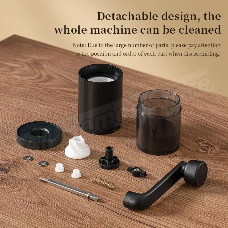 Bearing Adjustable Coffeebe Manual Coffee Grinder Ceramic Grinding Core Professional Double Hand Crank Coffee Grinder CoffeeBean