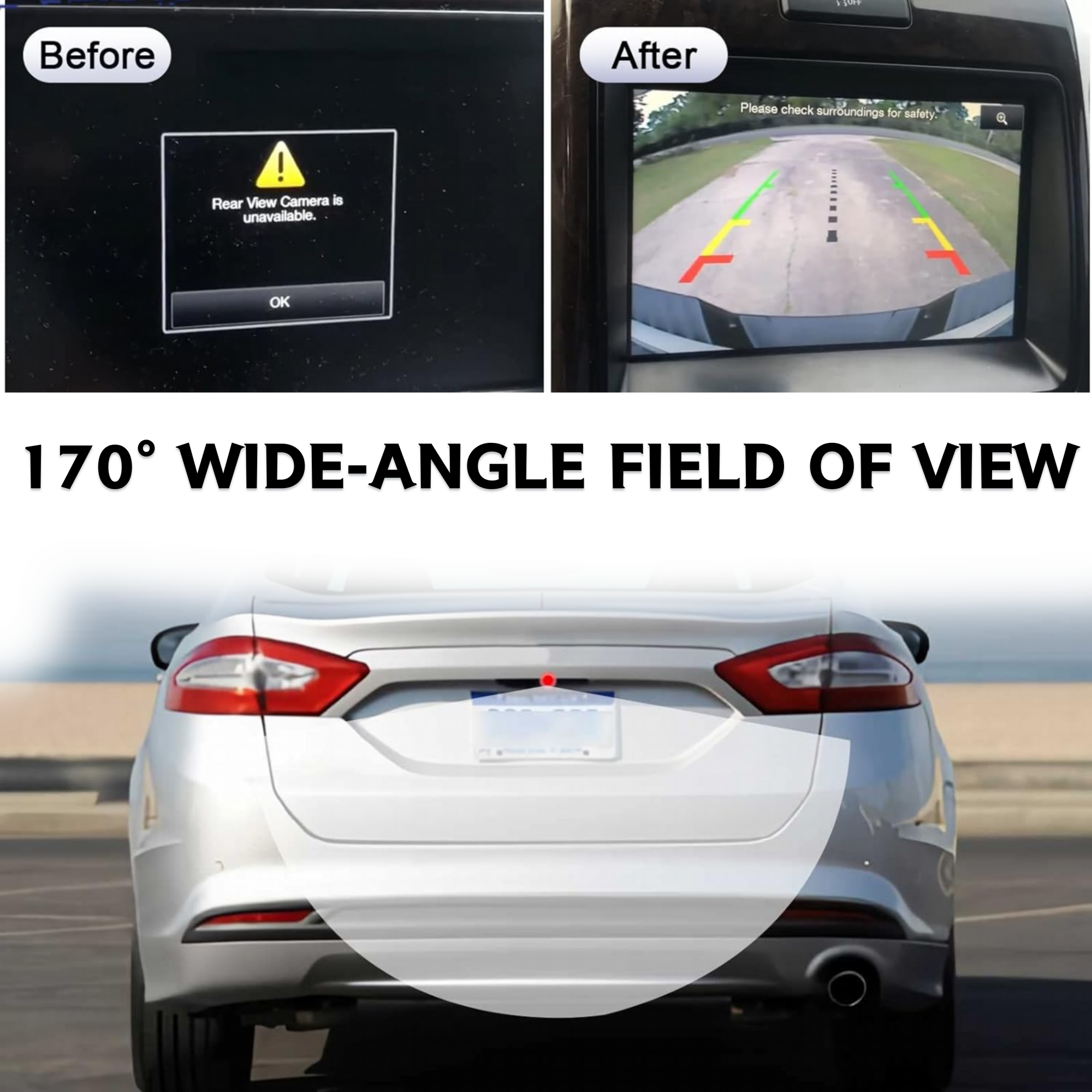 Car Reverse Assist Camera ES7Z-19G490-A for Ford Fusion 2013-2016 Mondeo Rear View Backup parking Monitor DS7Z19G490A