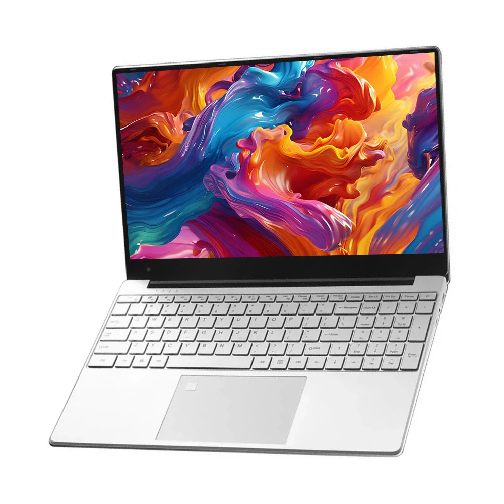 Students study  15.6" Ultra-Slim  Lightweight IPS Laptop: 16GB RAM, 11th Gen Intel Celeron, Windows 11 Pro for Peak Efficiency