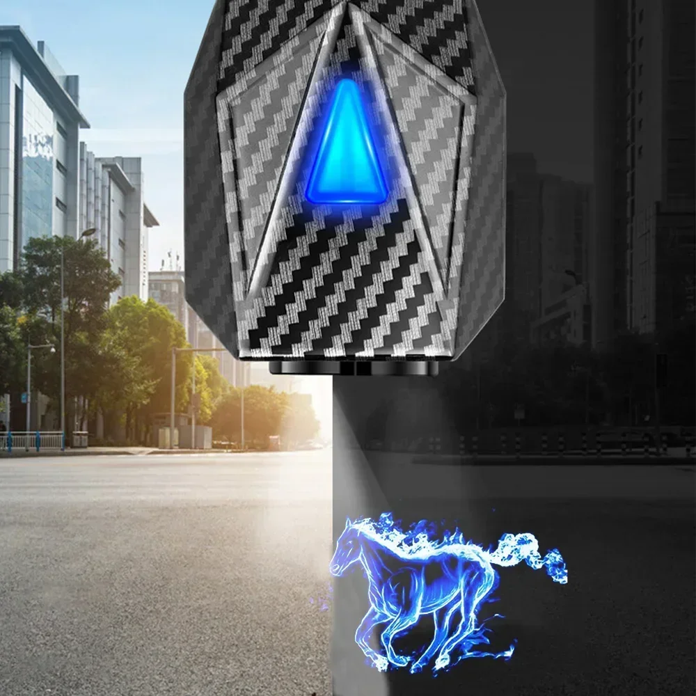 Novedad, proyector dinámico inalámbrico de luz de coche de dibujos animados, lámpara LED para puerta de coche, decoración de ambiente de animetión para niños, luz de advertencia de bienvenida