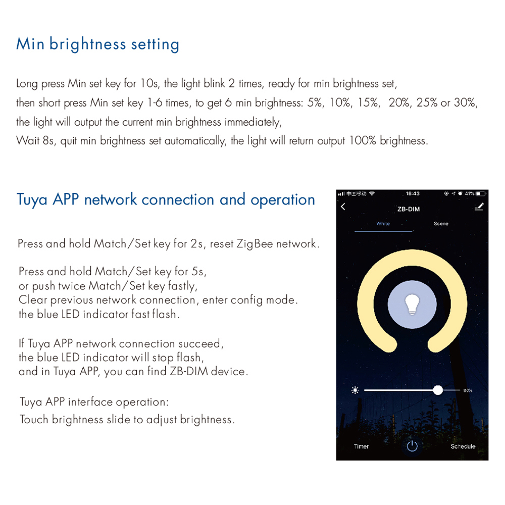 Tuya Smart Life Zigbee Controller AC Triac LED Dimmer light Switch  Module 220V 110V 230V Works with Alexa Google Home Yandex