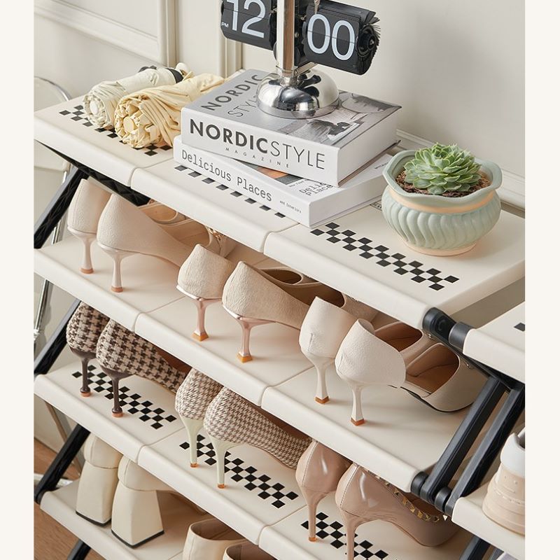 접이식 현관 신발 정리대 조립없는 1초 설치 신발 거치대  2size