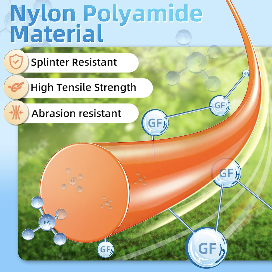 COSY-Débroussailleuse électrique ronde en nylon, 2,7mm x 70m, fil de débroussailleuse, rajeunissement manuel léger