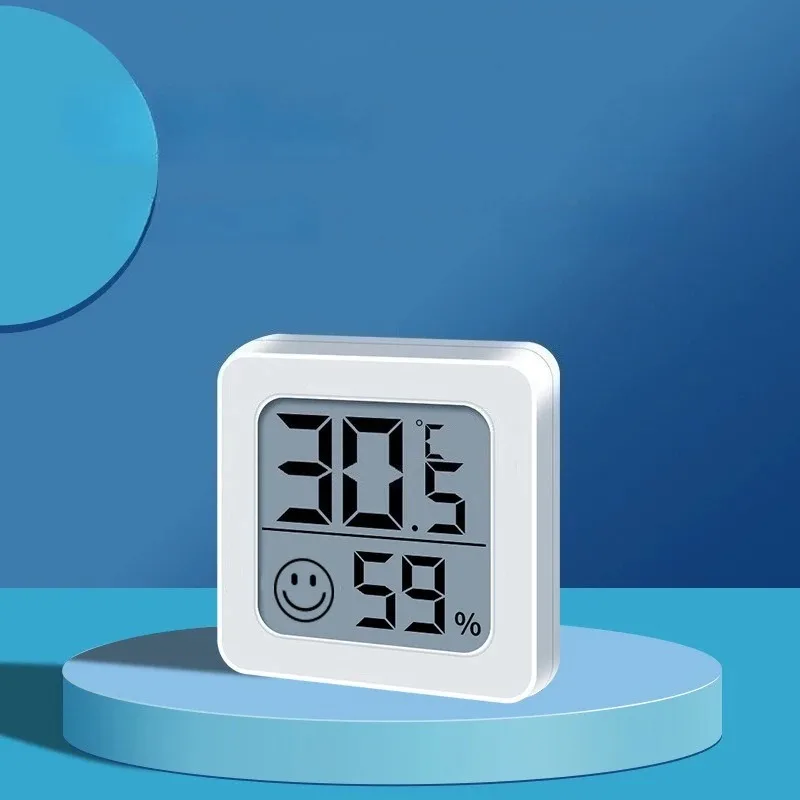 Mini Digital Thermometer Hygrometer LCD Display Indoor Outdoor Temperature Humidity Monitor Gauge Meter for Home Room Office