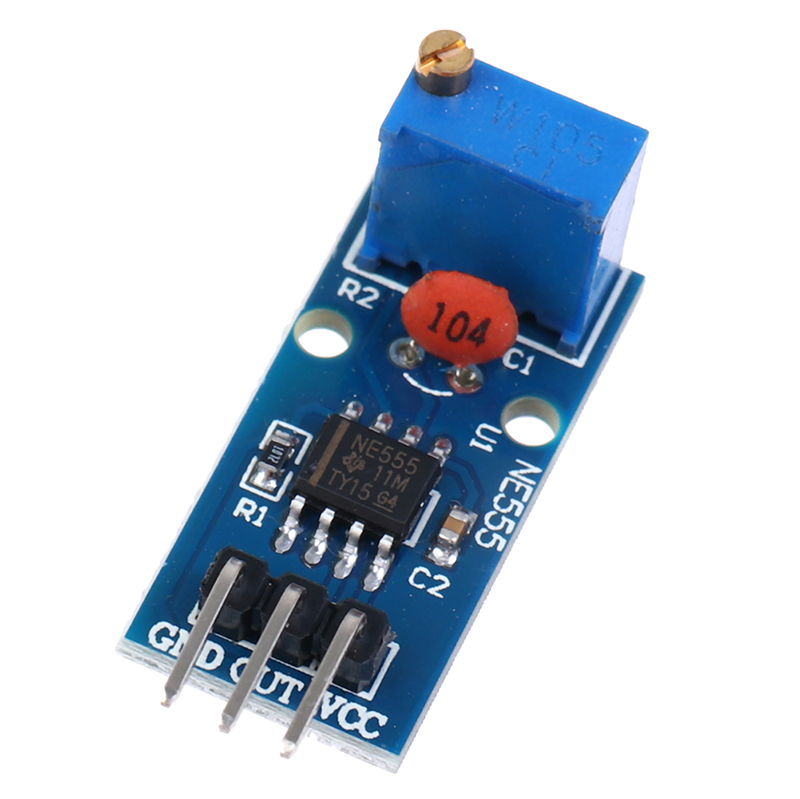 1pc 5V-12V NE555 Frequenz Einstellbar Puls Generator Modul NE555 Chip 3*1,5 cm Neue