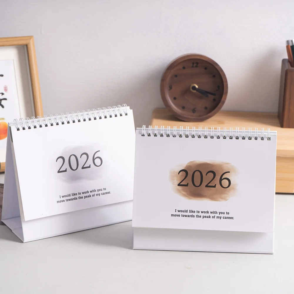 2026 New Desk Calendar Large English Calendar Books Annual To Do List Monthly Daily Planner Time Manegement