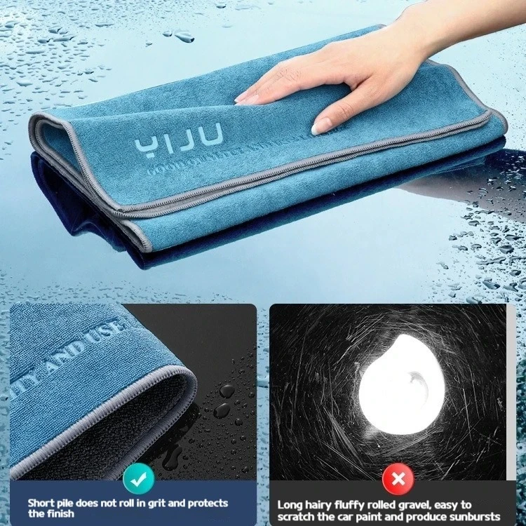 Microfiber Autowashanddoek 75X35cm Niet-pluizende Car Cleaning Handdoeken Ultrazachte Droogdoek Auto Detaillering wassen Gereedschap