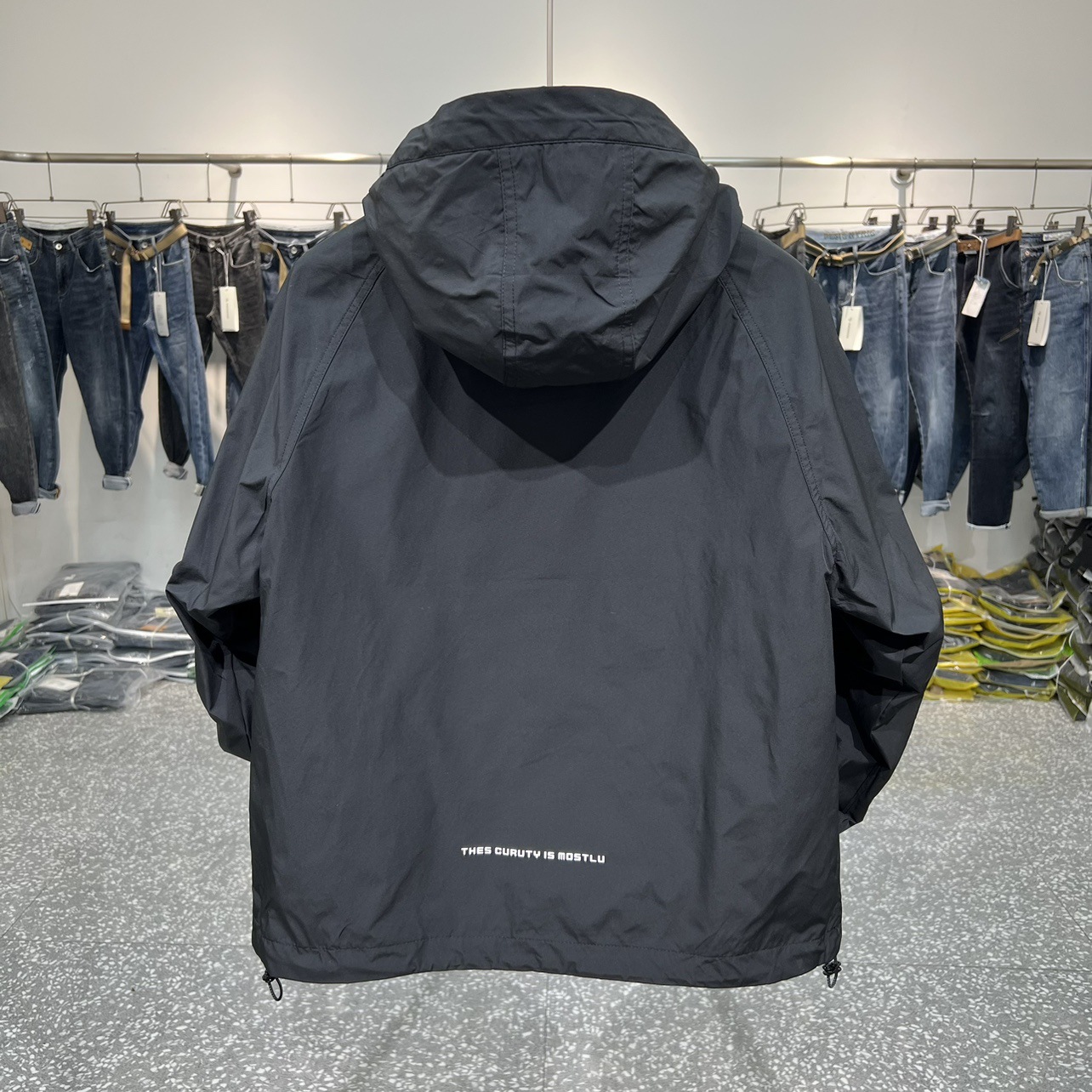 Koreanische Modejacken für Herren, Reißverschlussjacke mit Kapuze, lässige Street-Arbeitsjacke mit mehreren Taschen für Herren, Slim-Fit-Piloten-Baseballanzug