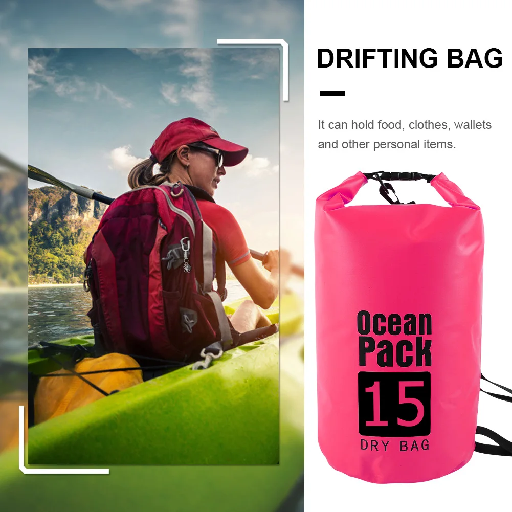 Bolsa seca impermeable para natación, Rafting, Kayak, río, Trekking, navegación, canoa, bolsa de agua flotante, 2L/3L/5L/10L