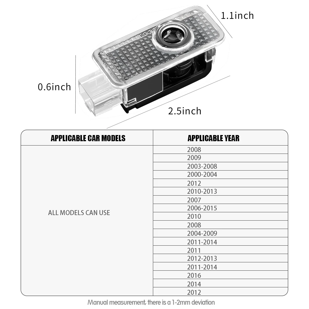 Luz LED de bienvenida para puerta de coche, 2 uds., para AUDI S Line Quattro S3 S4 S5 S6 S7 S8 RS A3 A5 A7 A4L A8L Q3 Q5 Q7 A4 A6L HD, lámpara de proyección