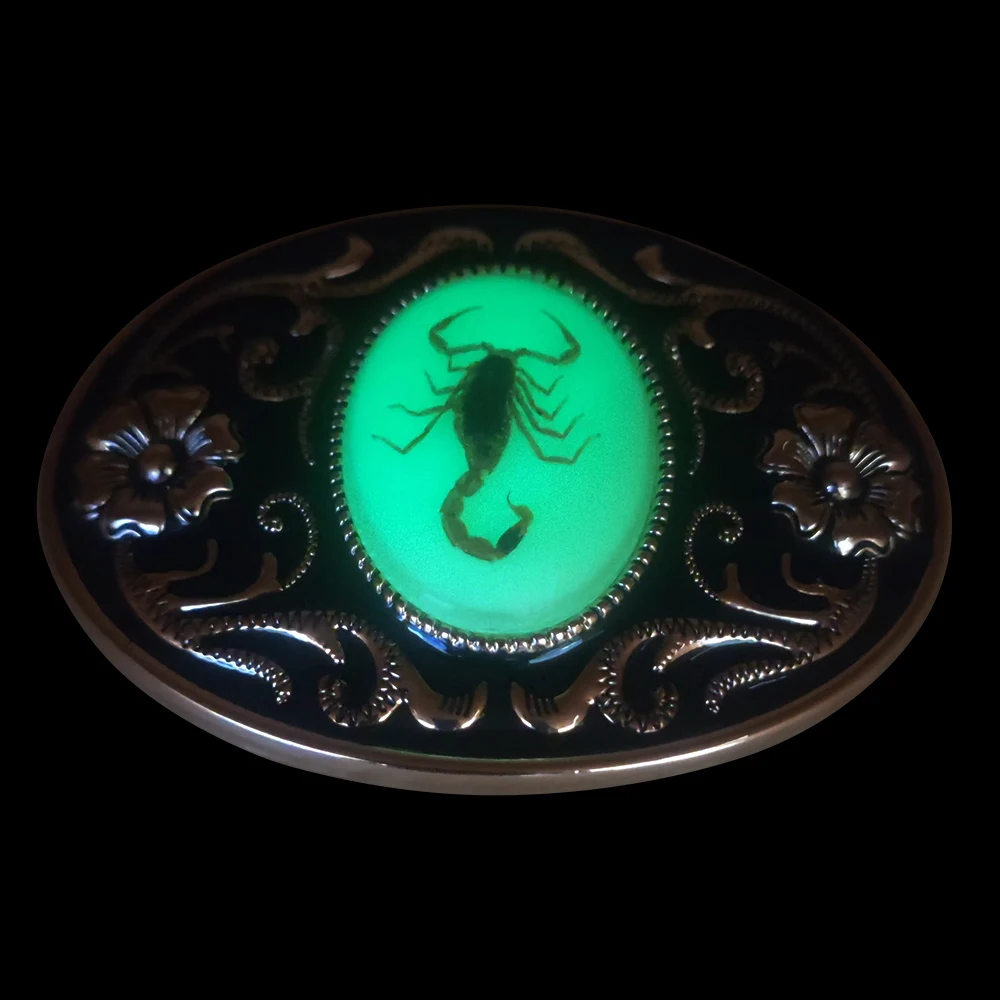Luminous Scorpion ตกแต่งเข็มขัดบุคลิกภาพ