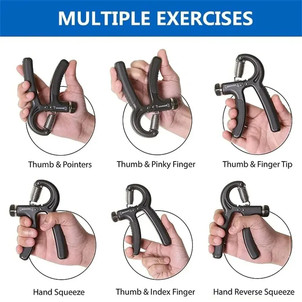 Grip Strength Trainer, Hand Squeezer Verstelbare weerstand, Handgreepversterker voor spieropbouw en herstel van blessures