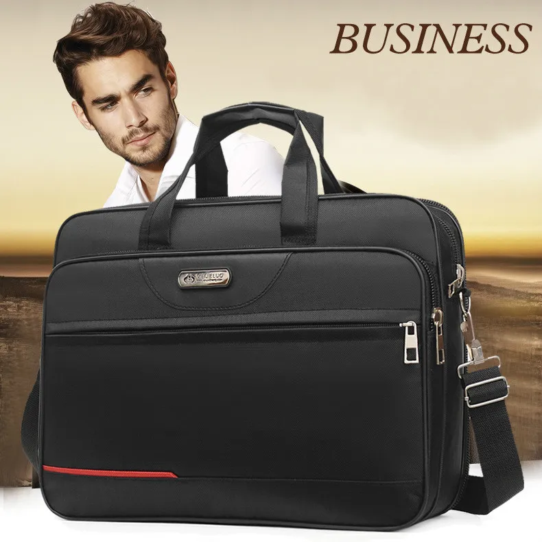 Maletín de negocios para hombre, bolsa de almacenamiento de documentos de viaje de fin de semana, bolso de protección para ordenador portátil, Material, bolsa organizadora, accesorios, artículos