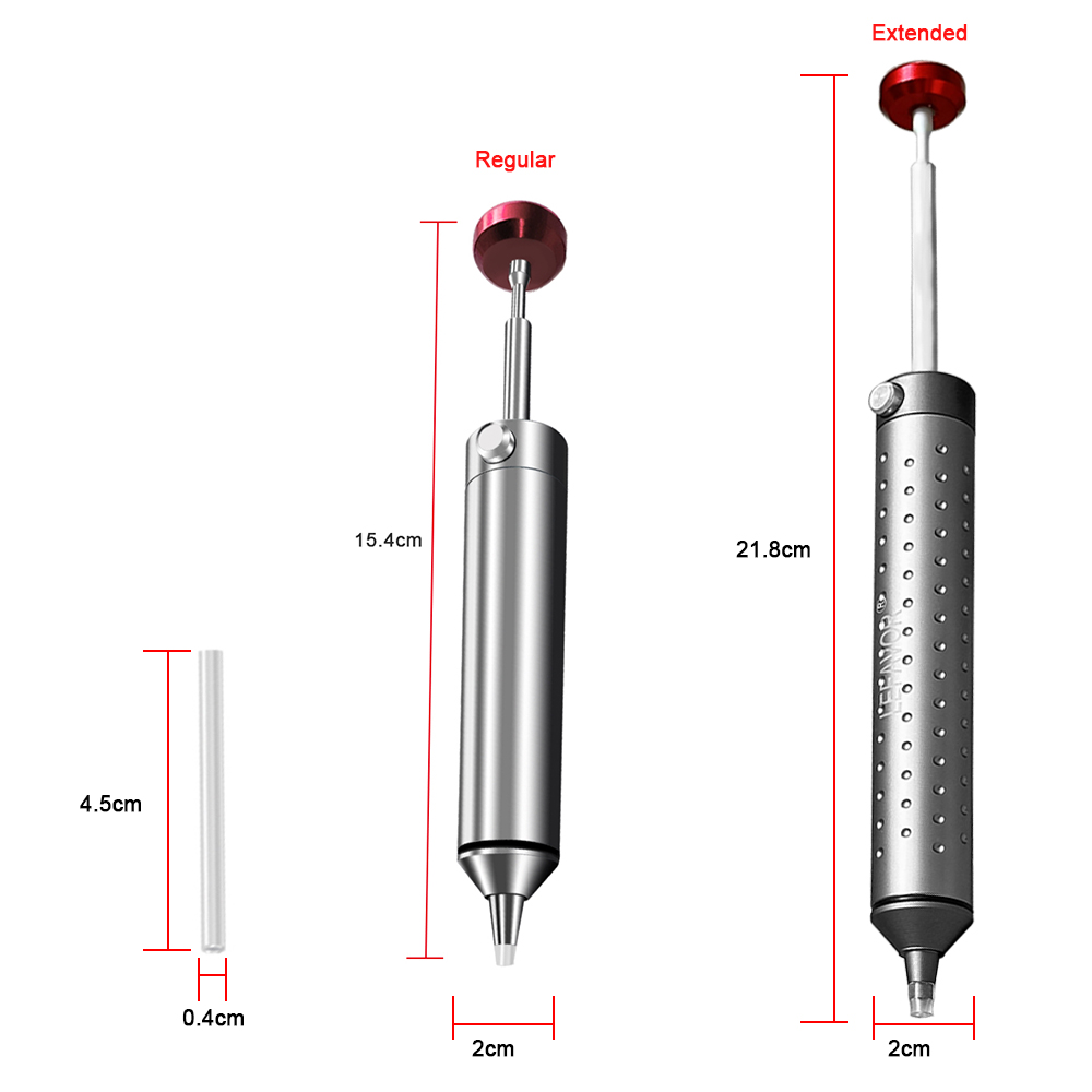 LEFAVOR Alluminio Potente Pompa Dissaldatrice Aspirazione Pistola di Stagno Saldatura Ventosa Penna Rimozione Saldatura Saldatura Ferro Strumento di Riparazione