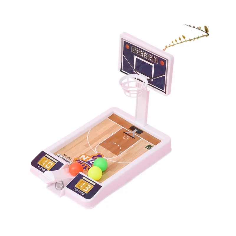 1 ชิ้น + 1 ลูกสีสุ่มในร่มและกลางแจ้ง Interactive เกมบาสเกตบอลปริศนาของขวัญเด็ก MINI ยิงของเล่น