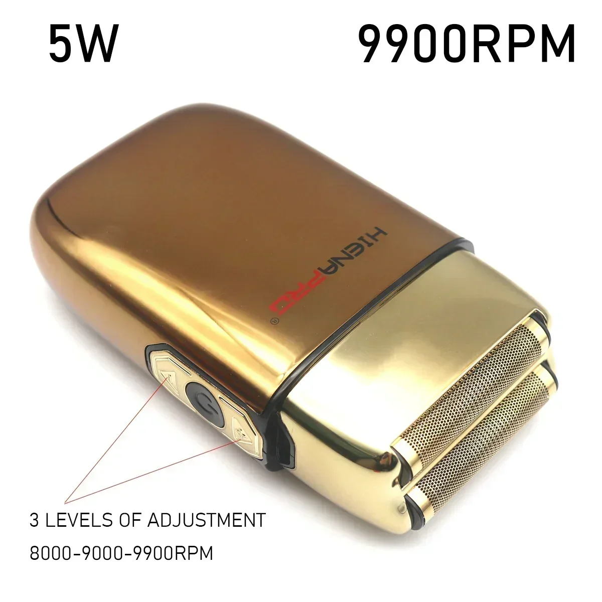 9900RPM USB Interface Cordless Electric Men's Professional Barber Razor LED Floating Double Knife Net Beard Trimmer Foil Male