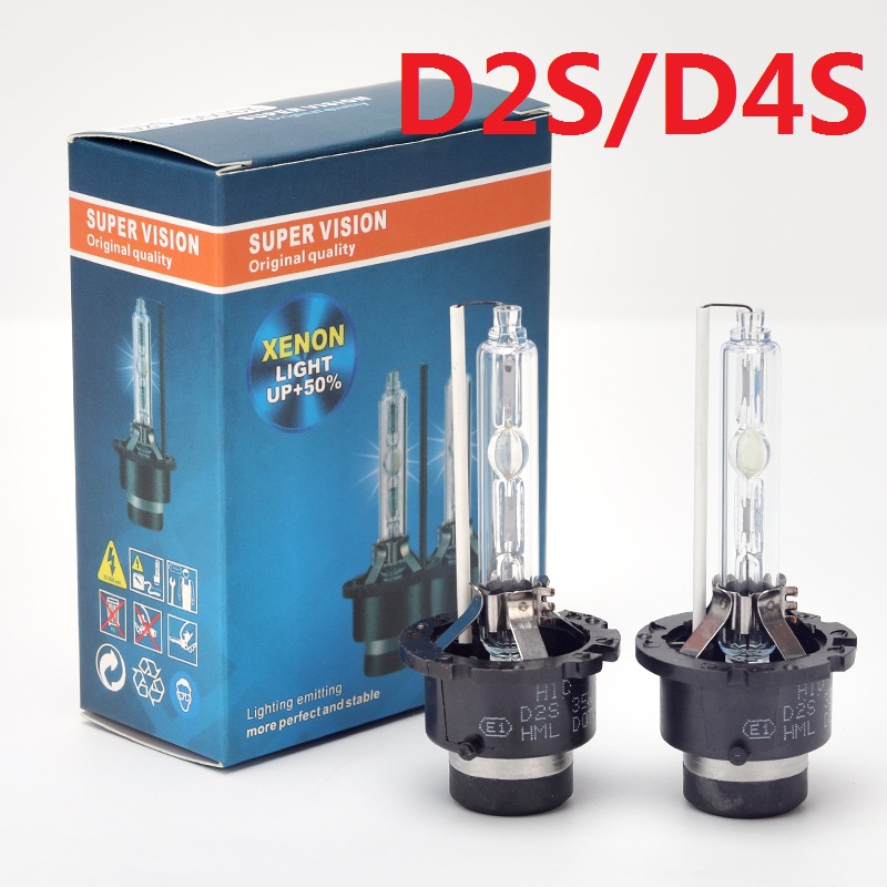 2 uds 6000k xenón D1S D3S coche 35w HID D2S D4S bombillas de faros para 12v auto 4300k 8000k