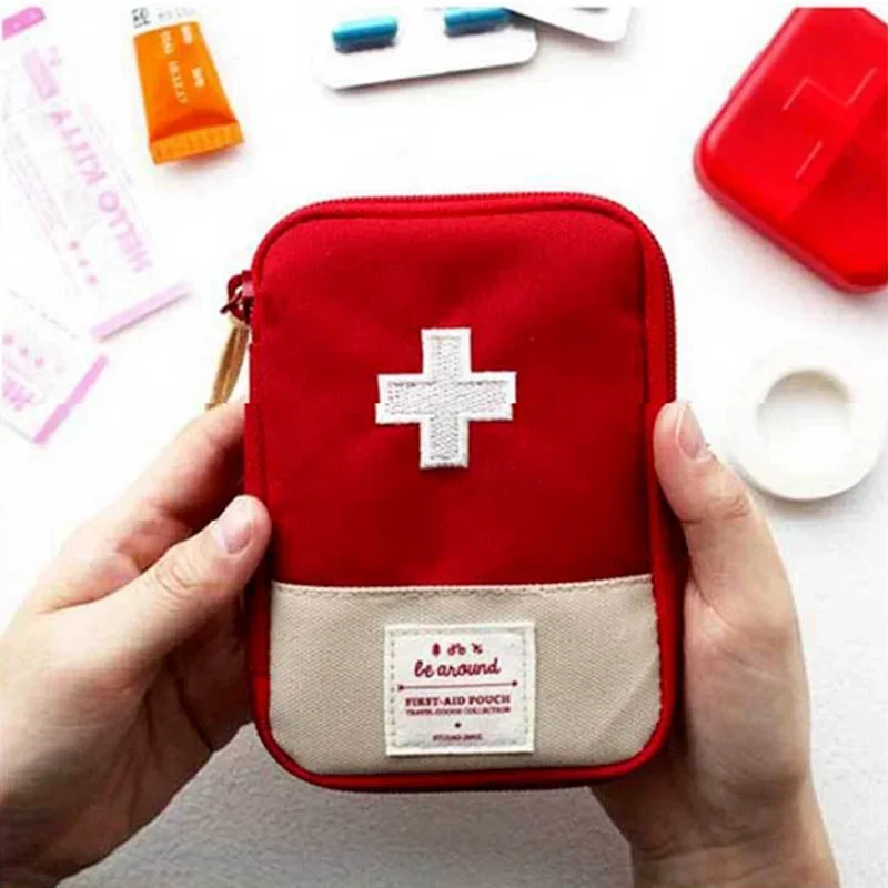 Tragbare Medizin Tasche Erste Hilfe Kit Medizinische Notfall Kits Organizer Outdoor Reise Haushalt Medizin Pille Fall Lagerung Tasche