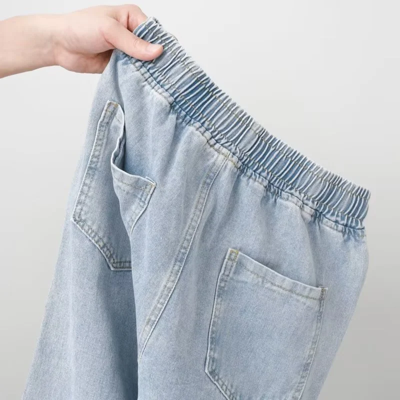 Otoño moda coreana cordón Y2K Jeans Homme clásico holgado recto pantalones de pierna ancha 2025 nueva ropa informal estilo Hip Hop jean Casual
