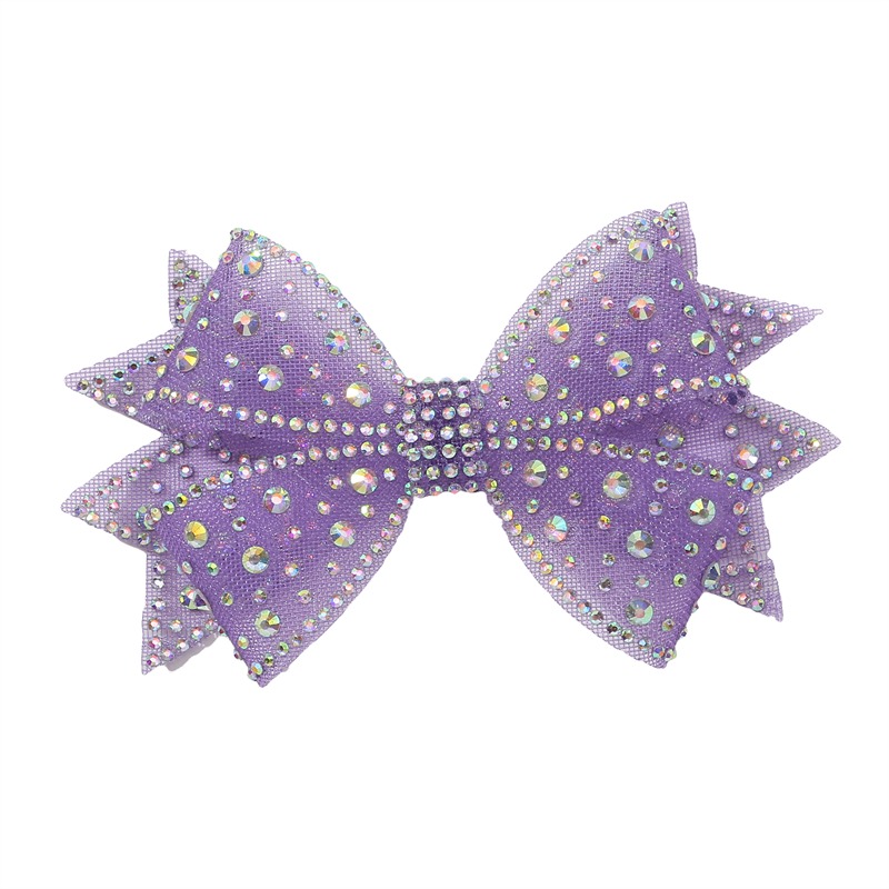 Shiny Bows Shoes Decoration Wedding High Heel Charm Mesh Hot Stamping Diamond Bow Shoe Buckle Accessories