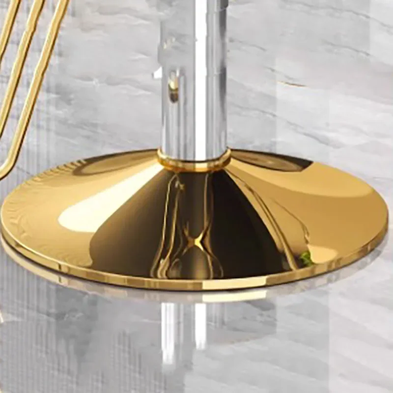 Silla De salón De lujo con elevador, respaldo Protector De Metal, silla De peluquero giratoria, cómoda silla nórdica De Cabeleireiro, muebles De salón