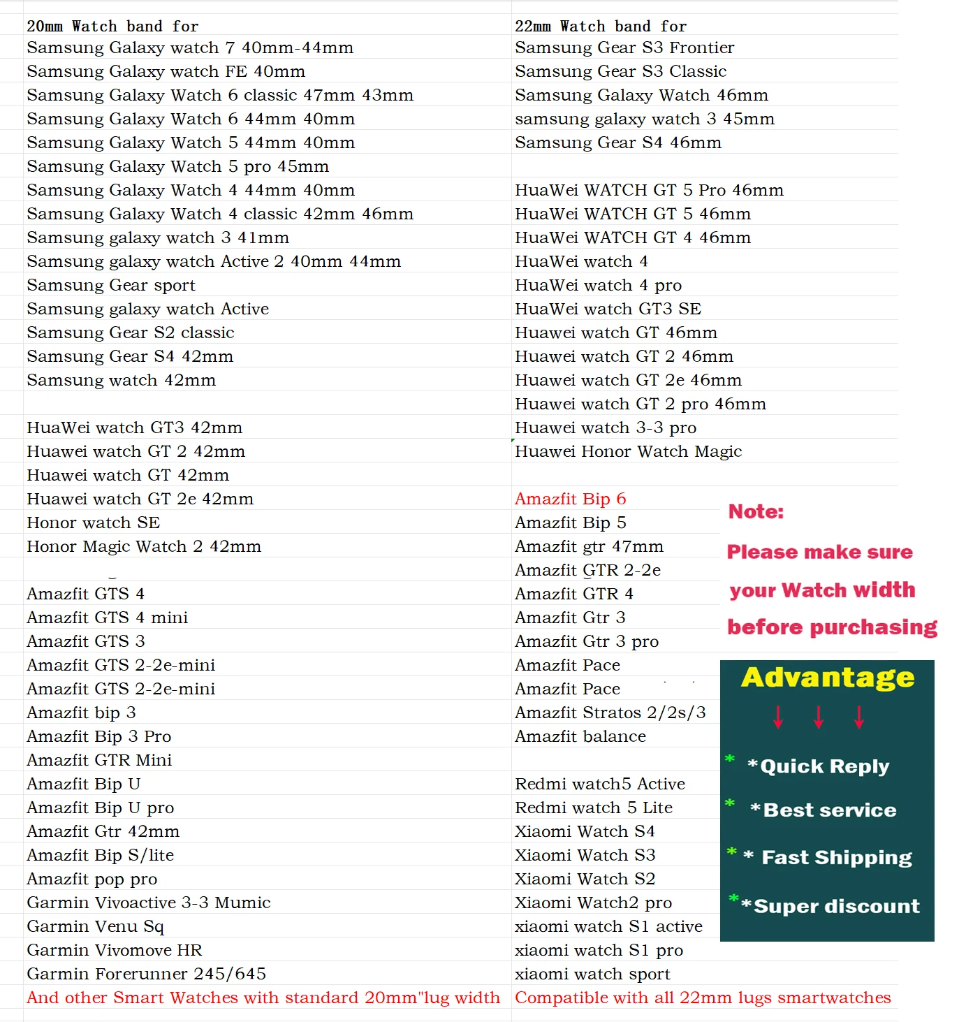 22mm 20mm Milanese Loop Strap For Samsung Galaxy Watch Band 7 6 5 4 44mm 40mm 6 Classic Bracelet Amazfit Huawei Gt Watchbands