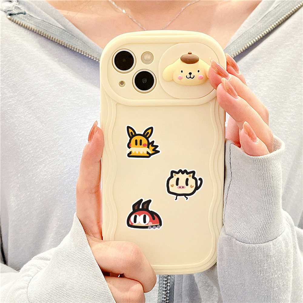 90 Uds Pokemon pegatinas Kawaii pegatina de la vieja escuela Charmander Pikachu Psyduck artista trabajo regalos para niños para bicicleta guitarra portátil