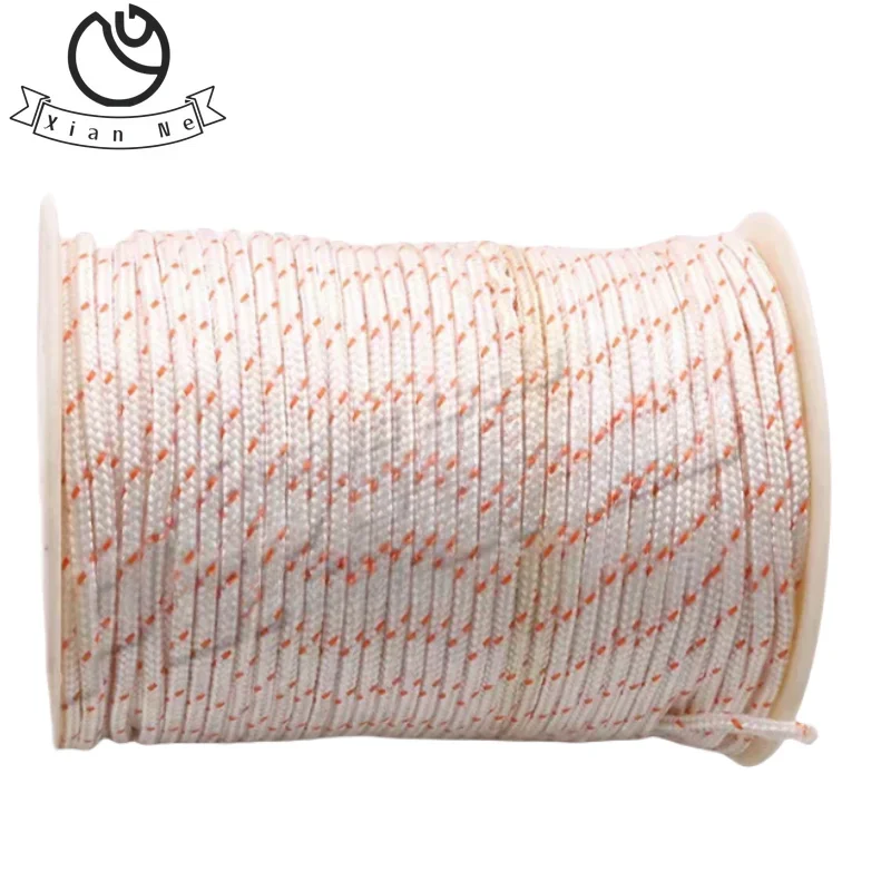50m*3mm Nylon Pully Starter Rope Recoil Engine Start String For CG430 520 Lawnmower Grass Trimmer Chainsaw Engine Parts