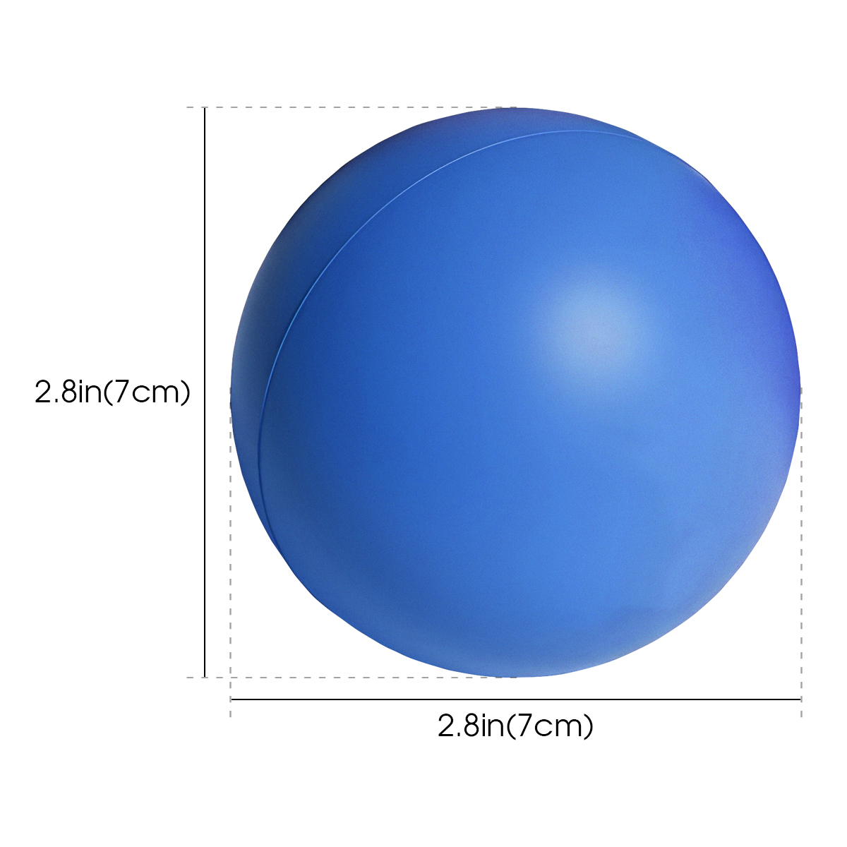 7cm High Elasticity Grasping Ball Finger Strengthening Grasping Massager Exerciser Ball Squeezing Training Muscle Exerciser