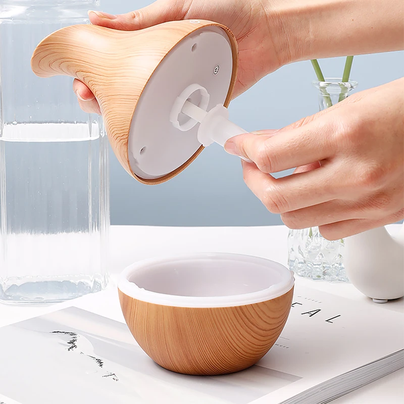 130ML Humidifier Essential Oil Diffuser Ultrasonic Sprayer Mist Maker Fogger Aromatherapy Diffuser Humididicator