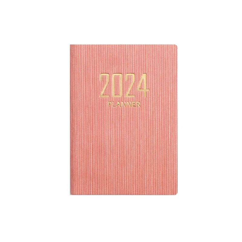 365 วัน 2025 แบบพกพา A7 Pocket Planner Pu รายวันรายสัปดาห์ตารางปฏิทินวารสารโรงเรียนอุปกรณ์สํานักงาน Agenda