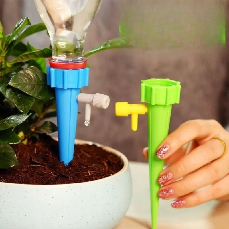 Automatic Drip Irrigation System Self Watering Spike for Flower Plants Greenhouse Garden Adjustable Auto Water Dripper Device