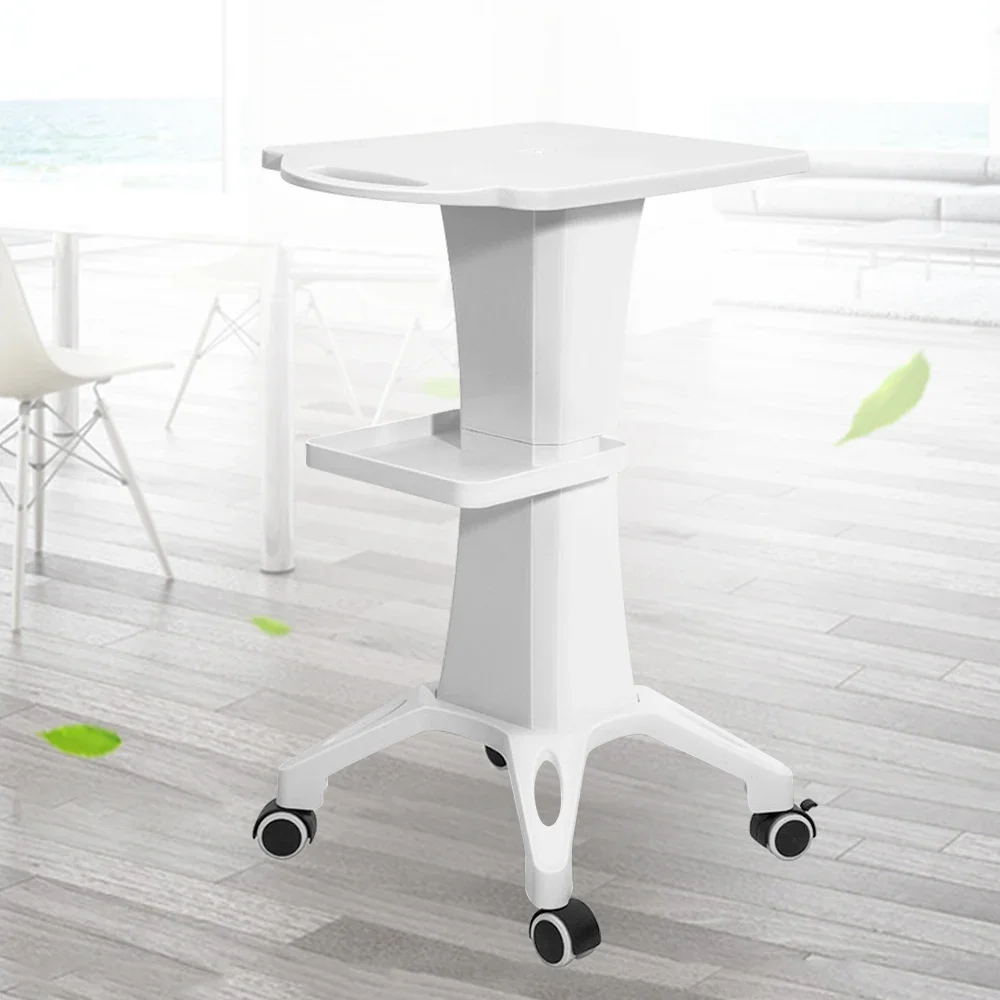 Carrello da salone durevole, ABS anticorrosione, assistente di stoccaggio, liscio e facile da pulire