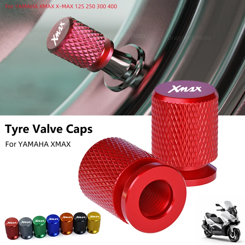 Tapas de válvula de neumático de rueda para motocicleta, cubiertas herméticas CNC para YAMAHA NMAX N-MAX 155, NMAX125, XMAX 300, 400, 125, 150, XMAX300