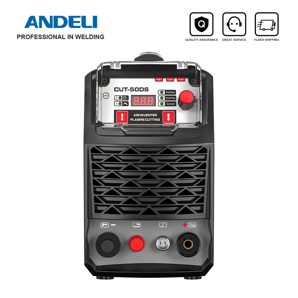 ANDELI-máquina de corte por Plasma sin contacto, CUT-50D/CUT-50DS, 110/220V, 40A HF, arco piloto
