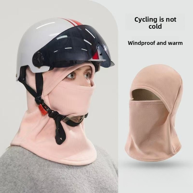 Inverno ciclismo balaclava à prova de vento à prova de frio máscara facial anti nevoeiro óculos motocicleta esqui ao ar livre térmico engrossado pescoço mais quente