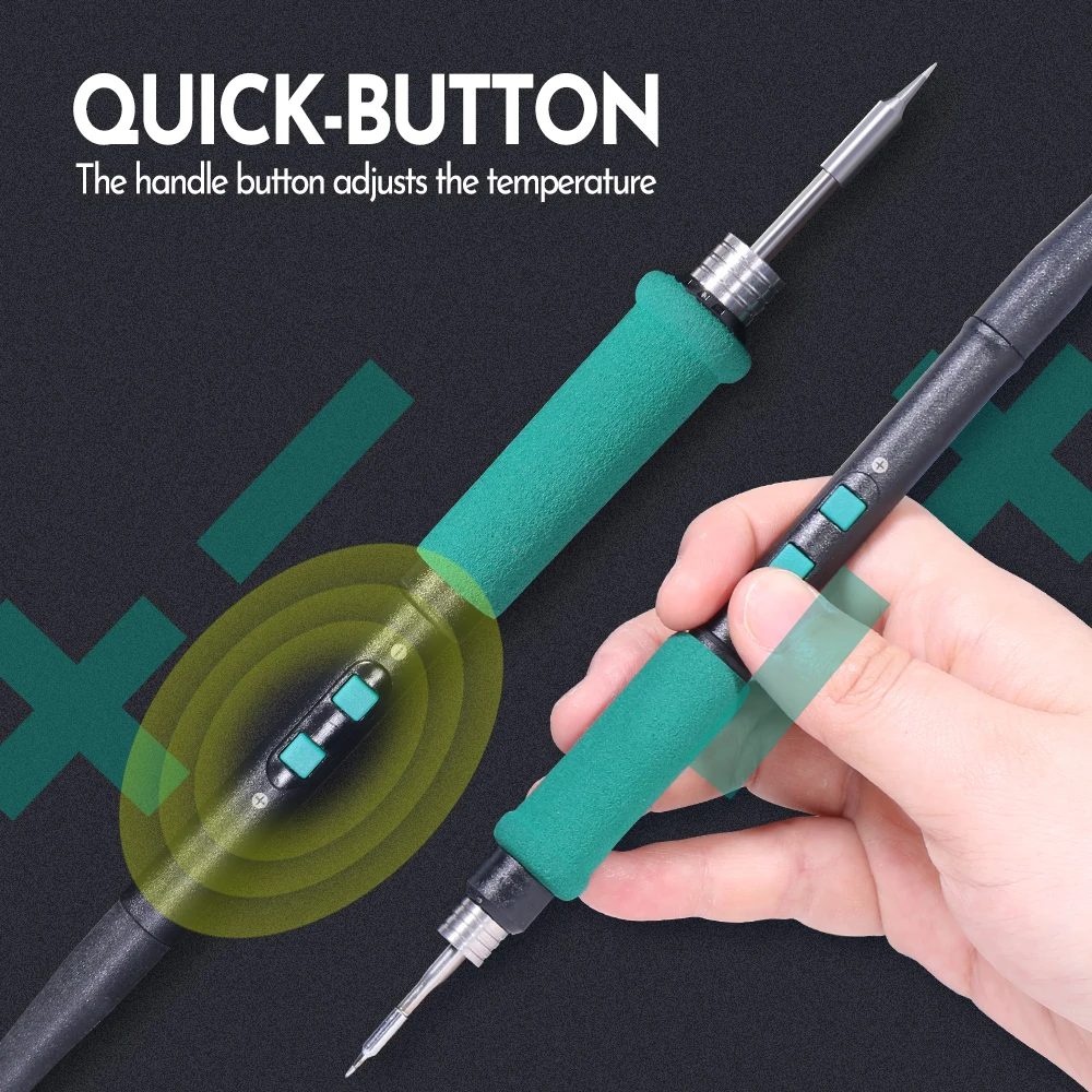 YIHUA 982-V Precision Solder Station with Fast Heating Micro Fine Tip C210 Soldering Iron Remote Control Handle