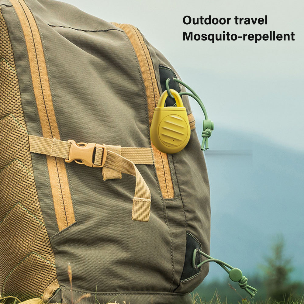 Repelente de mosquitos electrónico ultrasónico portátil para acampar al aire libre repelente de mosquitos automático inteligente portátil