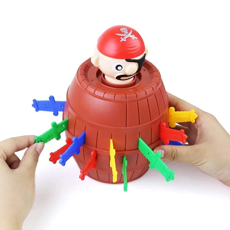 ใหม่ตลกโจรสลัด Barrel ของเล่น Lucky เกมกระโดดโจรสลัดถังดาบ Stab Pop Up Tricky ของเล่น Family Jokes สําหรับเด็กของขวัญเด็ก