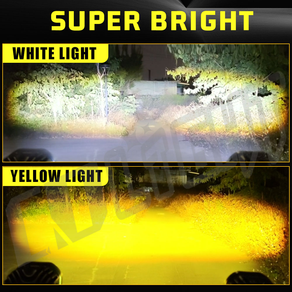 CO LIGHT 3 นิ้ว LED ทํางานสปอตไลท์ 24V 12V ไฟหน้าสําหรับรถจักรยานยนต์น้ําท่วม LED Bar FOG Light DRL สําหรับรถบรรทุก 4x4 Off Road ATV