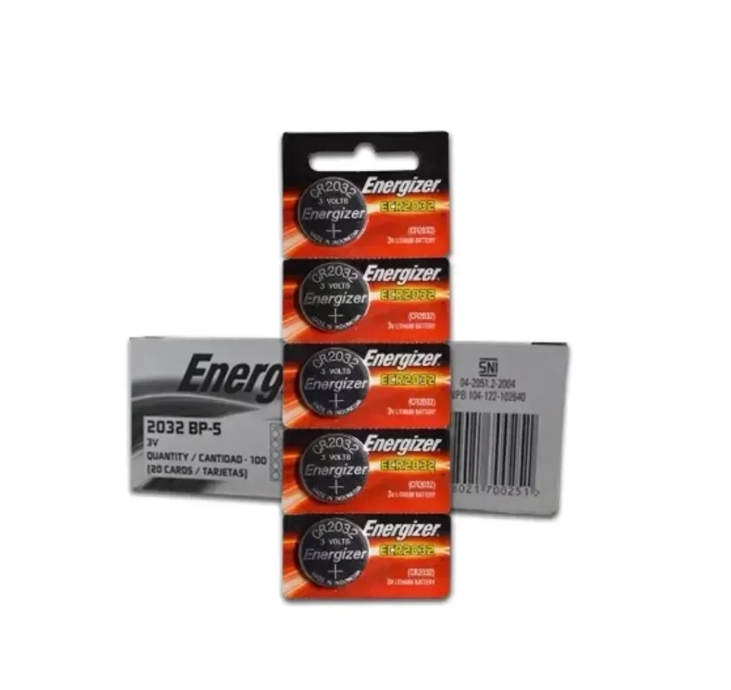 NEW 5-100pcs CR2032 cr 2032 DL2032 BR2032 5004LC Battery 3V Lithium Battery button cell for car key watch, toys, watch batteries